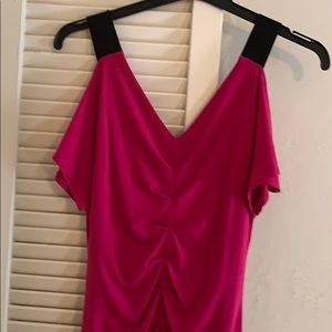 Fuchsia fitted dress by Laundry by Design